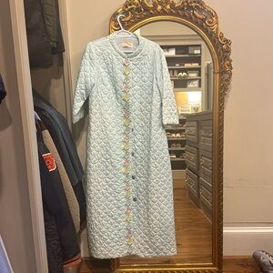 Super soft vintage night gown sky blue